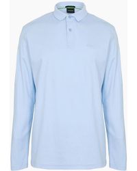 BOSS - Pirol Long Sleeve Polo Shirt, Timeless Design - Lyst