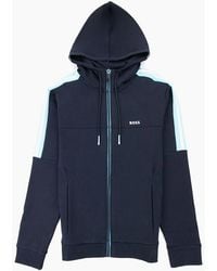 BOSS - Saggy 1 Hoody Side Stripes 403 - Lyst