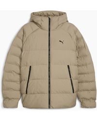 PUMA - Mono Hooded Puffer Jacket - Lyst