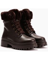 Osprey - London The Budapest Leather Chocolate Boots - Lyst