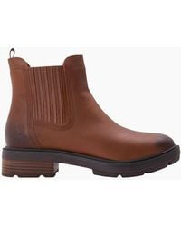 Timberland - Ladies Leather Block Heel Chelsea Boots - Lyst