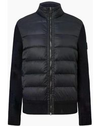 Belstaff - Compound Cardigan Down Dark Ink - Lyst
