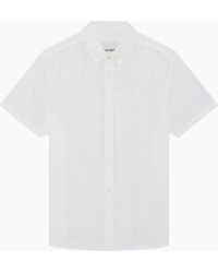 Lyle & Scott - Lyle & Scott Short Sleeve Linen Shirt - Lyst