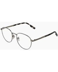ZEGNA - Optical Frame Ez5252-H 014 52 Titanium - Lyst