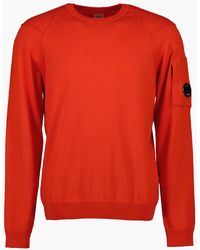 C.P. Company - Sea Island Knitted Lens Jumper - Lyst