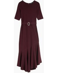 Ted Baker - Samalee Knitted Dark Flippy Skirt Midi Dress - Lyst