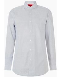 BOSS - Oxford Collared Long Sleeve Regular Fit Shirt - Lyst