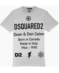 DSquared² - Dean & Dan Symbol T-Shirt - Lyst