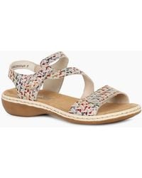 Rieker - Sphere Riptape Sandals - Lyst