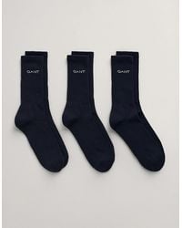 GANT - Sport Socks 3-Pack - Lyst