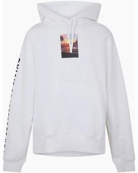 DIESEL - Cassette Photo Hooded Neck Long Sleeve Sweatshirt - Lyst