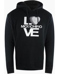 Love Moschino - Bold Love Logo Hoodie - Lyst