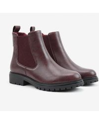 Heavenly Feet - Bally Ankle Boots Burgundy - Lyst
