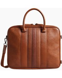 Ted Baker - Never Striped Pu Document Bag - Lyst