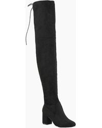 XY London - Ladies Pixie Block Heel Thigh-High Boots - Lyst