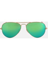 Ray-Ban - Aviator Flash Lens Sunglasses - Lyst