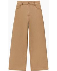 Ro&zo - Petite Camel Wide Leg Jeans - Lyst