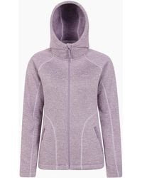 Mountain Warehouse - Ladies Nevis Faux Fur Lined Full Zip Hoodie - Lyst