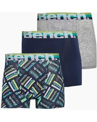 Bench - Lasso 3 Pk Boxer Shorts - Lyst