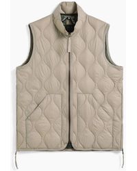 Taion - Military High Neck Soft Shell Down Vest - Lyst