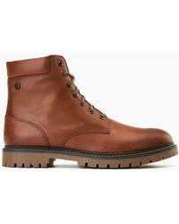 Base London - London Nickel Combat Boots - Lyst