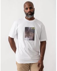 BOSS - Hugo Doreston Graphic T-Shirt - Lyst