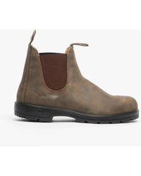 Blundstone - 585 Premium Nubuck Chelsea Boots Rustic - Lyst