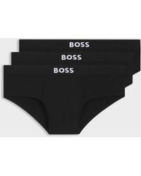 BOSS - Boss Three-Pack Low-Rise Briefs - Lyst