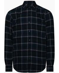 BOSS - Collared Neck Button Down Long Sleeve Shirt - Lyst