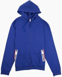 Moschino - Underwear Pocket Tape Logo Hoody - Lyst