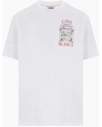 CASABLANCA - Le Passage Short Sleeve T-Shirt - Lyst