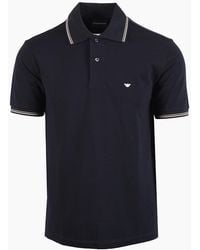 Emporio Armani - Essential Tipped Polo - Lyst