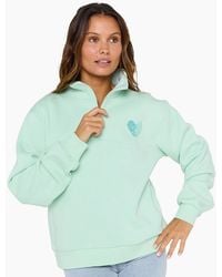 Rip Curl - Rip Curl Half Zip Half Zip Fleece - Lyst