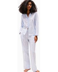 Tommy Hilfiger - Heritage Stripe Woven Poplin Pyjama Bottoms, Sweet - Lyst