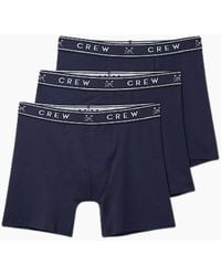 Crew - 3 Pack Jersey Boxer Shorts - Lyst