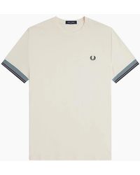 Fred Perry - Twin Tipped Cuff T-Shirt - Lyst