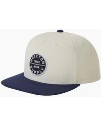 Brixton - Oath Iii Snapback Baseball Cap - Lyst