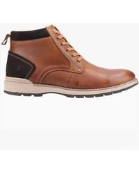 Hush Puppies - Dean Waxy Nubuck Chukka Boots Tan - Lyst