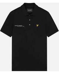 Lyle & Scott - Lyle & Scott Co-Ordinate Print Logo Short Sleeved Polo Shirt - Lyst