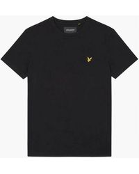 Lyle & Scott - Lyle & Scott Plain T-Shirt Jet - Lyst