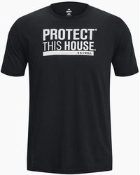 Under Armour - Protect This House Crew Neck Short Sleeve T-Shirt - Lyst