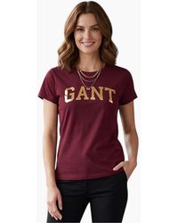 GANT - T-Shirt - Lyst