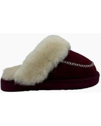 Osprey - London The Celeste Suede Merlot Slippers - Lyst