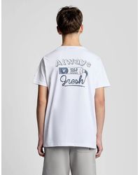 Lyle & Scott - Back Print Graphic T-Shirt - Lyst