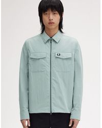 Fred Perry - Zip-Through Overshirt - Lyst