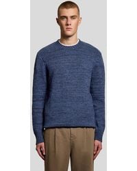 Lyle & Scott - Knitted Marl Crew Neck Jumper - Lyst