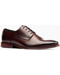 Base London - Marley Plain Toe Derby Shoes - Lyst
