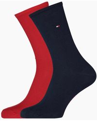 Tommy Hilfiger - 2-Pack Classic Embroidered Logo Socks - Lyst