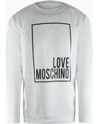 Love Moschino - Box Logo Sweatshirt - Lyst