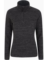 Mountain Warehouse - Ladies Snowdon Melange Fleece Top - Lyst